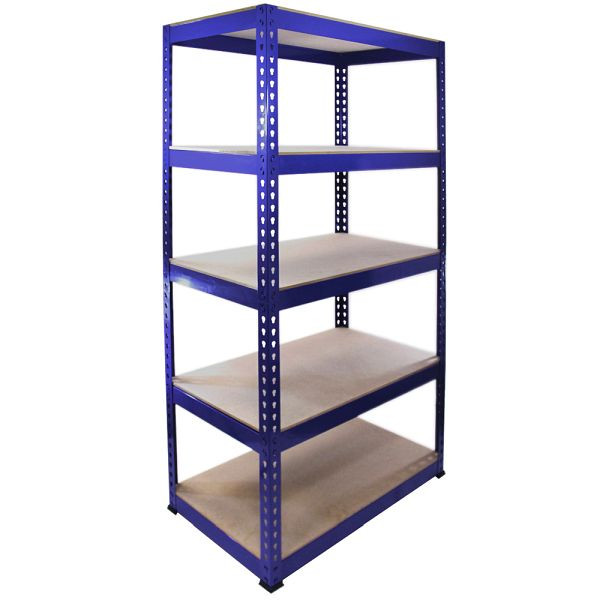 Monster Racking Q-Rax étagère de rangement bleu, 90 x 180 x 50 cm, 7001