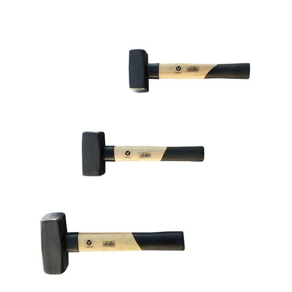 VaGo-Tools Jeu de 3 marteaux 800/1250/2000g, 233-508/512/520 1 de chaque