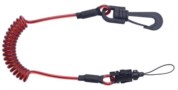 Kratos Mini bande à outils en spirale avec boucle de fixation pivotante et amovible, TS9000112