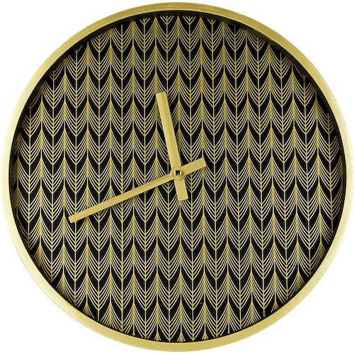 Horloge murale à quartz Technoline, matériau MDF, dimensions : Ø 30 cm, 971984