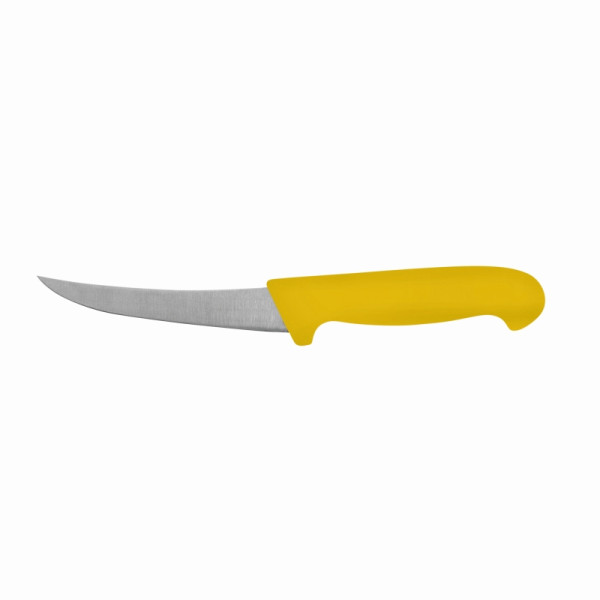 Couteau à désosser Schneider, lame semi-flexible, longueur de lame 150 mm, manche jaune, 268115