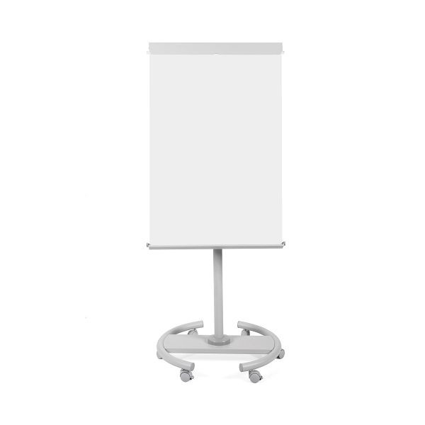 Bi-Office Flipchart Convertible sans Cadre Magnétique Gris 70x106cm, EA4806146