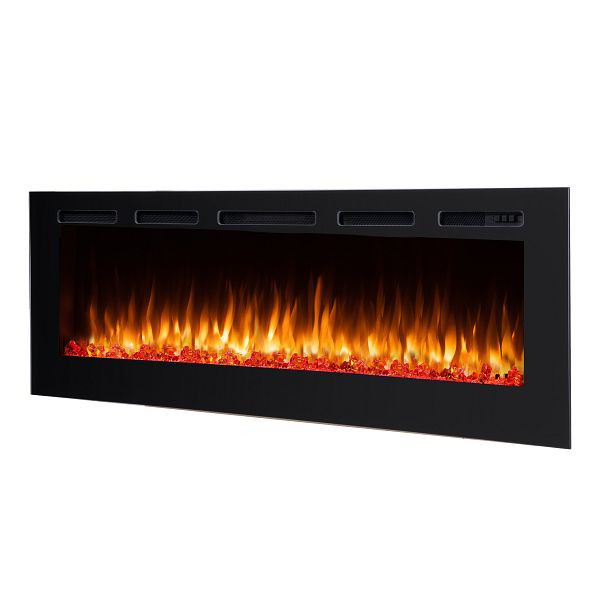 Foyer électrique RICHEN Fiamma 68'', 2000 W, couleur : noir, EF175D