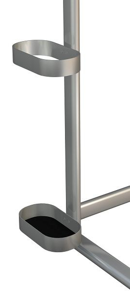 Kerkmann porte-parapluie Sevilla, L 200 x P 120 mm, aluminium argent, 31618714