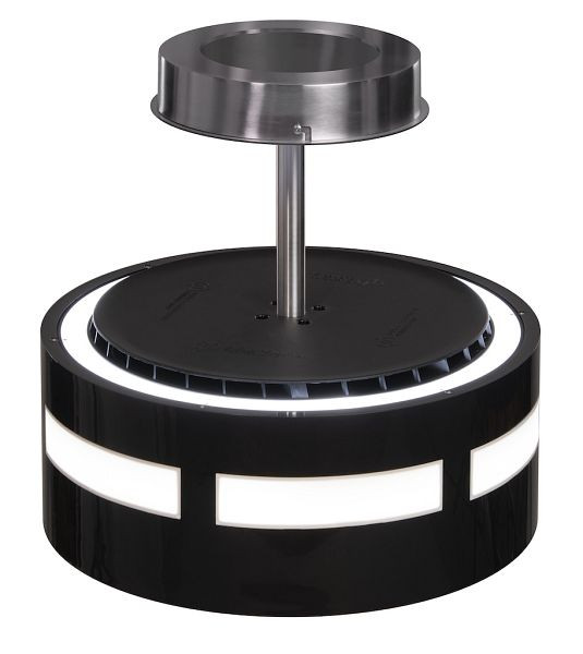 Lampe purificateur poussière et pollution dp-purifier, 160W, noir, purificateur d'air et lampe, 786-111 160S