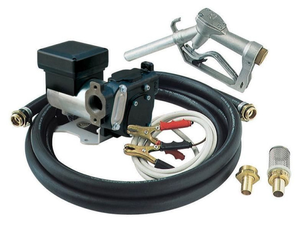 Jeu de batteries ZUWA Panther DC 24/12 V, avec pompe diesel, buse et tuyau, débit 35/70 l/min, 120706