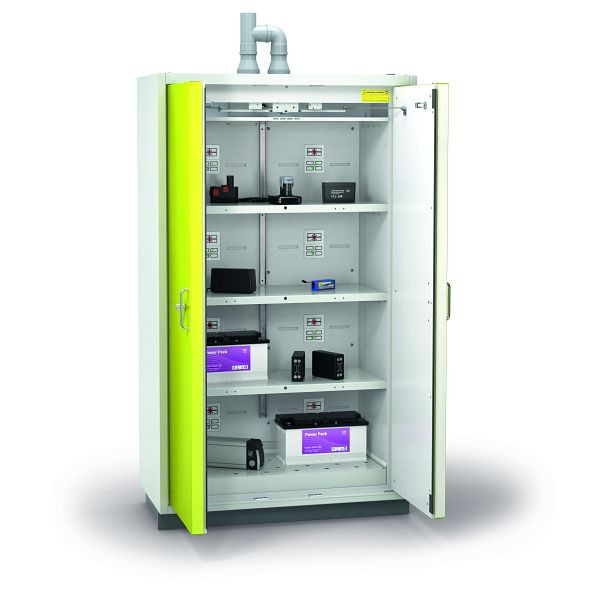 Armoire de sécurité Düperthal pour stockage de piles au lithium-ion, type 90 BATTERY standard XL, 1 page, 69-201267-030