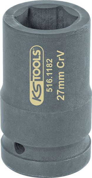 KS Tools Clé à douille hexagonale 1" taille 27 mm, 516.1182