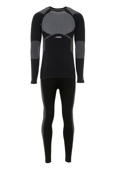 Planam ensemble de sous-vêtements fonctionnels fit, noir, taille L/XL, 2275052