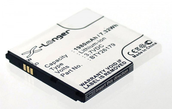Batterie AGI compatible avec MOBISTEL BTY26179/STD, 12826