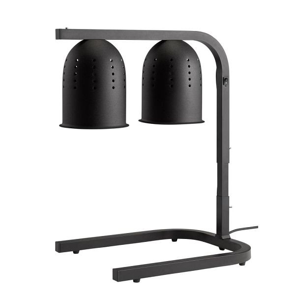 Lampe chauffante APS avec 2 lampes infrarouges, réglable en hauteur, avec 2 lampes, 50 x 35 cm, hauteur 58 à 77,5 cm, chauffe-plats, 12265