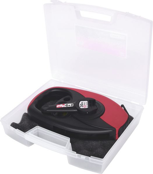 Mètre ruban à cadre KS Tools avec ruban en acier jaune, boîtier en plastique, 30 m, 300.0055