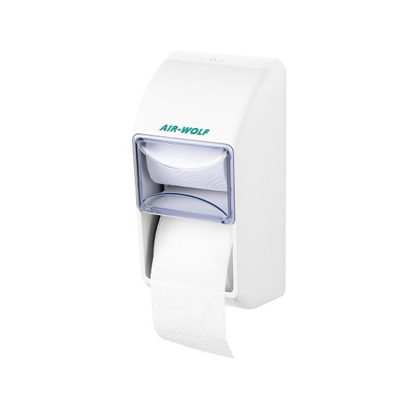 Distributeur de papier toilette Air Wolf, montage mural, blanc, plastique ABS, série Beta, 30-112