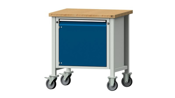 Établis ANKE établi à caissons, modèle 12 V, 800 x 700 x 890 mm, RAL 7035/5010, BMP 40 mm, 306.381