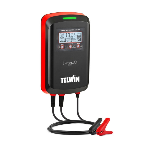 Chargeur de batterie multifonction Telwin DOCTOR CHARGE 50 230V 6V/12V/24V, 807613