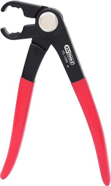 KS Tools Pince pour conduite de carburant, coudée, 220 mm, 115.1099
