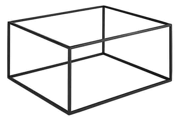 APS Support pour buffet GN -ASIA PLUS-, 32,5 x 26,5 cm, hauteur : 16,2 cm, métal, noir, adapté pour GN 1/2 + GN 1/4, 15505