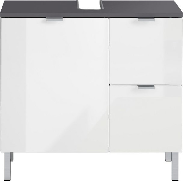 GERMANIA GW-MAURESA Meuble bas WB 8529, graphite/blanc, 8529-569