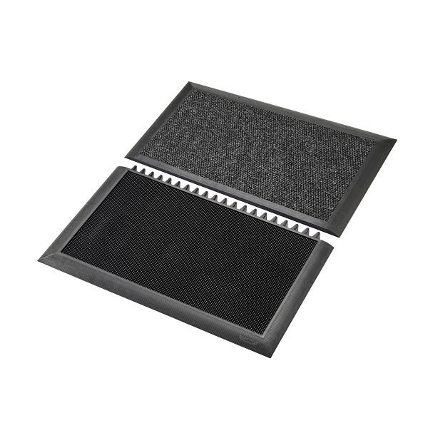 Notrax Sani-Master tapis hygiéniques antidérapants 348, anthracite/noir, 91,4 cm x 105 cm, 348S0033CH