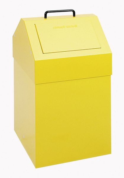 tri des déchets contondants 45, stationnaire, RAL 1003/1003, 45 litres, 630-045-0-0-103
