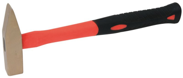 Marteau de mécanicien KS Tools BRONZEplus 300 g, avec manche en fibre de verre, 963.2019