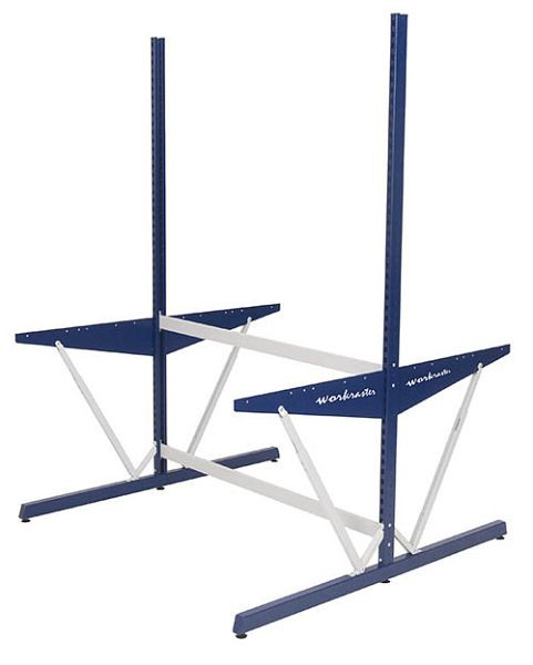 Module de base Bedrunka+Hirth workraster, double face, grille de hauteur de 38 mm, dimensions en mm (LxPxH) : 1000 x 1460 x 1348, 07.8410.112