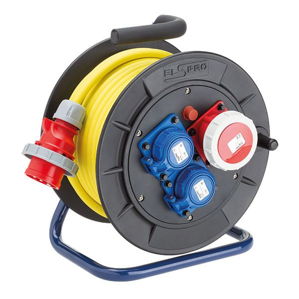 ELSPRO Rettungswesen-Leitungsroller LRX 400V 1x16/5-WD 2xSCH-DWD 25m 2,5mm², 4X01115/RW