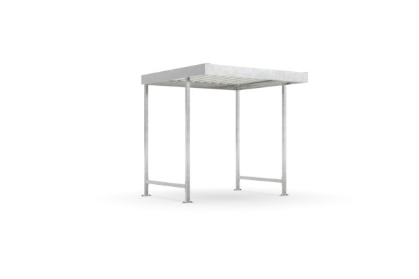 Toiture WSM Leipzig L10 galvanisée en kit, 102001612