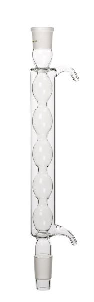 Refroidisseur sphérique Rettberg (Allihn), noyau NS 29/32, manchon NS 29/32, longueur de chemise 400 mm, verre borosilicaté 3.3, 134083240