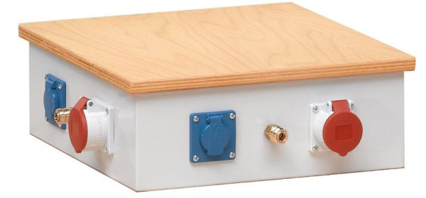 Tour d'énergie ANKE 450 mm; Groupe étoiles établi; pour le modèle 404 VG; 1 prise Schuko avec couvercle par côté; 1Schnellkupplung; Prise 1CEE avec couvercle
