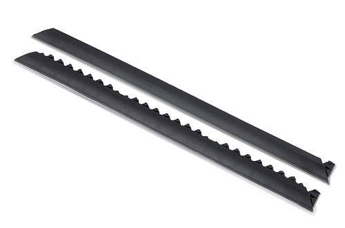 Bande de bordure DENIOS avec boutons de raccordement pour tapis anti-fatigue CS 9.9, noir, 162-187