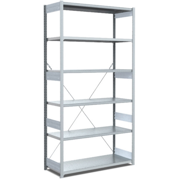 Rayonnage BITO type : L/M/S champ de base 40mm jeu de sol /S 300kg 2499x996x524 galvanisé, C1230-0059