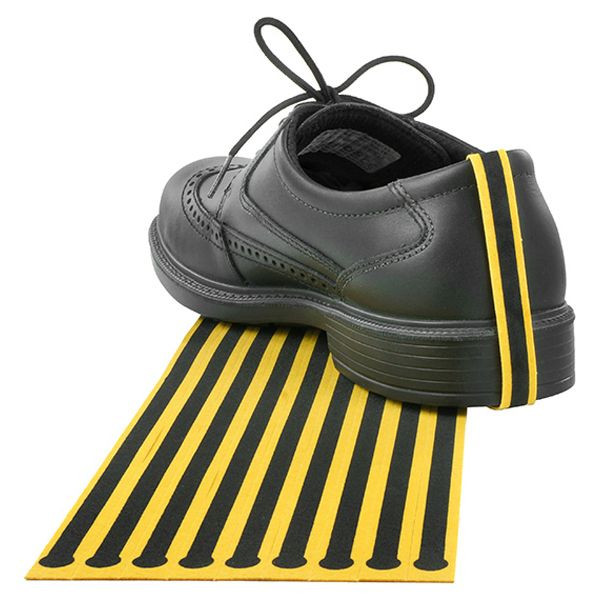 Sangle de talon jetable SafeGuard ESD, autocollante, UE : 100 pièces, DSWL35436