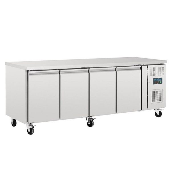 Comptoir réfrigéré Polar 4 portes 553 litres, G598