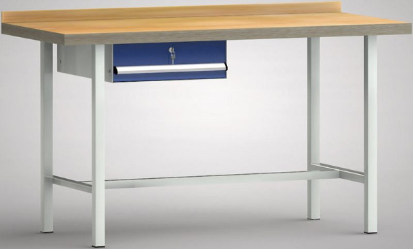 Etabli professionnel KLW - 1500 x 700 x 905 mm L x P x H (version ERGO), WP001E-1500M45-E7001