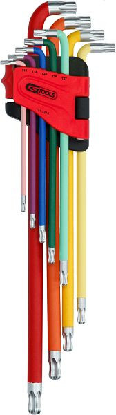 KS Tools jeu de clés Torx à rotule, extra longues, 9 pièces, 151.5210