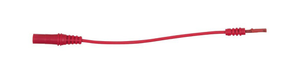 KS Tools Prise d'entrée 4,0 mm vers prise adaptateur de test 1,2 mm plate (rouge), 150.0959
