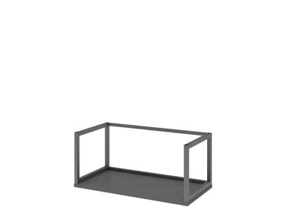 Hammerbacher FlexWall cadre métallique 80 cm, 1 OH, graphite, VFWR18/G