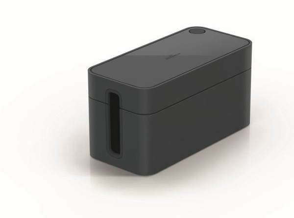 Boîte de câbles DURABLE CAVOLINE® BOX S (pour multiprise 3 prises, avec pieds en caoutchouc) graphite, 503537