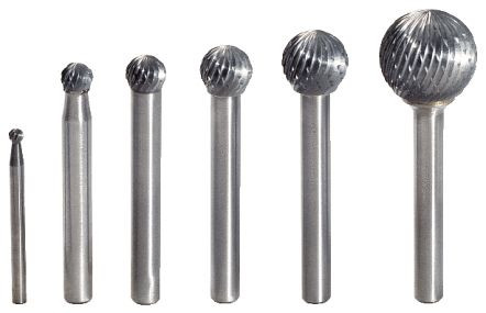 KS Tools Fraise sphérique HM forme D, 3 mm, 515.3281