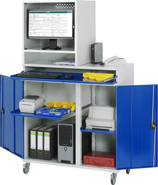Armoire informatique RAU - modèle 65, L1100 x P520 x H1185 mm, 07-1100T-M65-MG5F.11