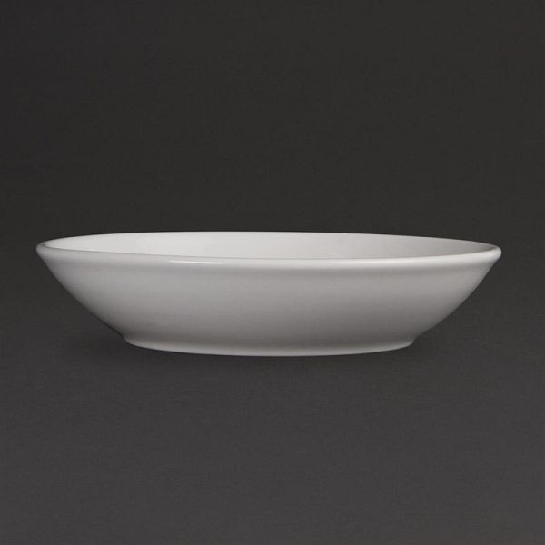 OLYMPIA Assiettes creuses rondes blanches 20,5 cm, UV: 6 pièces, CM188