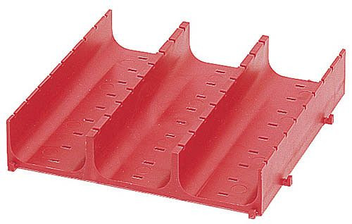 Plaques à auges Bedrunka+Hirth avec 3 auges 46 mm, 150 x 150 x 30 mm, UE : 4, 50003046SE