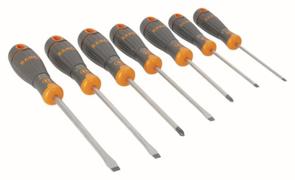 Jeu de tournevis Bahco, BahcoFit, 7 pièces, à fente + PH, B219.017