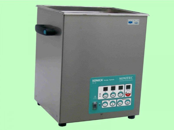 Bac compact à ultrasons SONITEC 14 litres, température de contrôle : jusqu'à 70°C, 4200EP