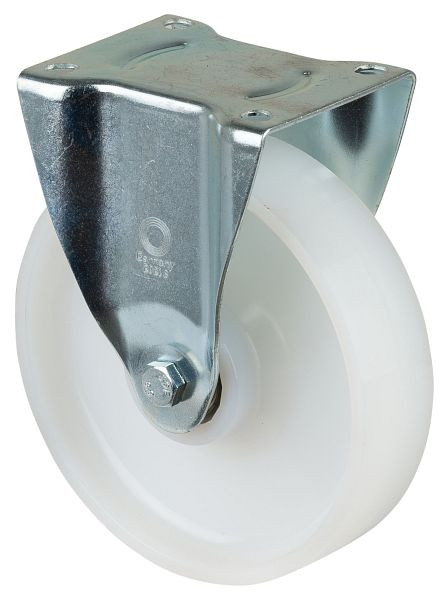 Roulette pour charges lourdes BS Rolls, largeur de roue 50 mm, Ø roue 200 mm, capacité de charge 450 kg, bande de roulement/corps de roue plastique, roulements à billes, N110.B15.201