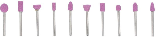 Brilliant Tools BT160711 Jeu de pointes de meulage pour meuleuses à stylo, 10 pièces