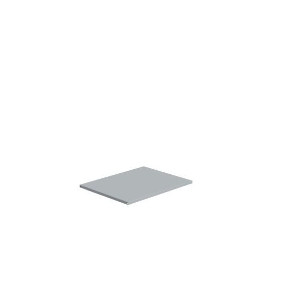 SOFAME étagère pour armoire informatique module info, gris clair RAL 7035, W040010038GC