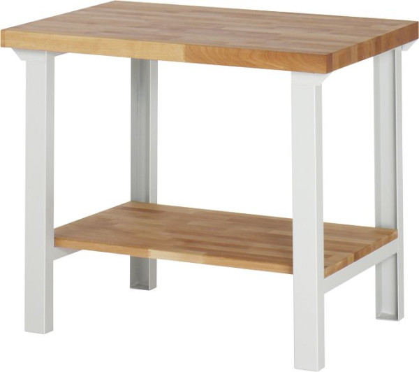 Etabli RAU série 7000 - conception modulaire, étagère en hêtre massif, 1000x840x700 mm, 03-7000-7-107B4S.12