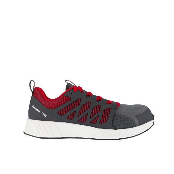 Reebok Sport Oxford Gris Rouge Blanc 42, ligne Fusion Flexweave, UE : 1 paire, IB1070S1P-42